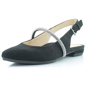 Vionic “Presidio” Black Suede Flats Women’s Sz 7.5